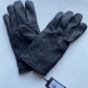 Ted Baker mens full leather driving gloves.